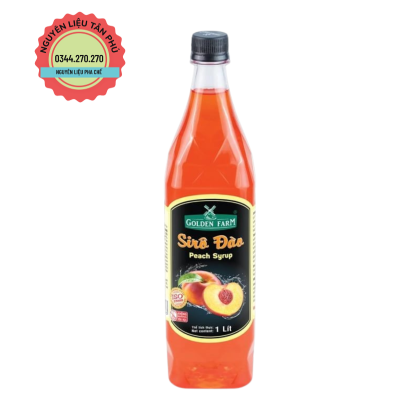Syrup Golden Farm 1L Đào