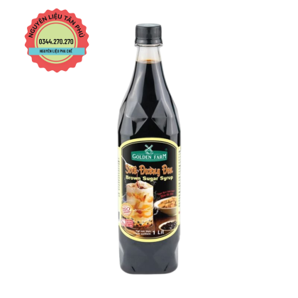 Syrup Golden Farm 1L Đường Đen