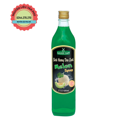 Syrup Golden Farm Dưa Lưới 520ml