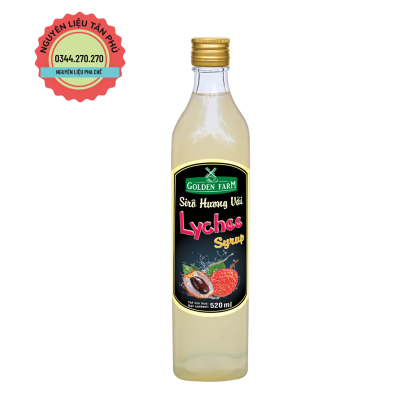 Syrup Golden Farm Vải 520ml