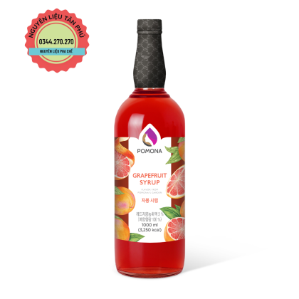 Syrup Pomona Bưởi Hồng 1L