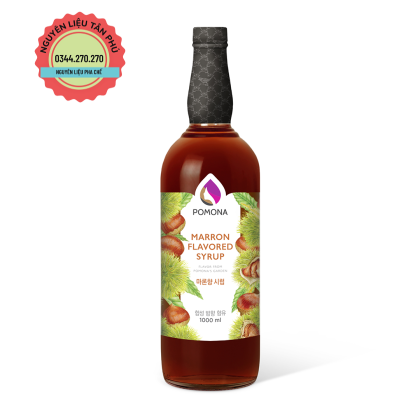 Syrup Pomona Marron Hạt Dẻ 1L