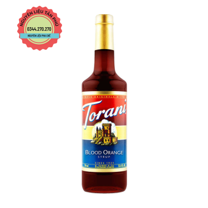 Syrup Torani Cam Đỏ (Blood Orange) 750ml
