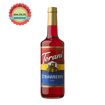 Syrup Torani Dâu (Strawberry) 750ml