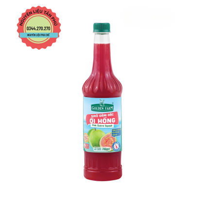 Syrup Goldenfarm Đậm Đặc Ổi Hồng 700ml