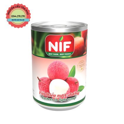 Vải ngâm đóng lon NIF 560g
