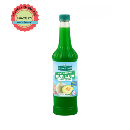 Syrup Goldenfarm Đậm Đặc Dưa Lưới 700ml