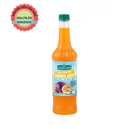 Syrup Goldenfarm Đậm Đặc Chanh Dây 700ml