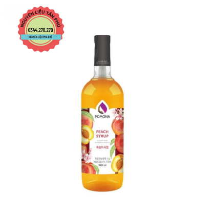 Syrup Pomona Đào 1L Chất Lượng