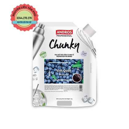 Chunky Andros Việt Quất 1KG