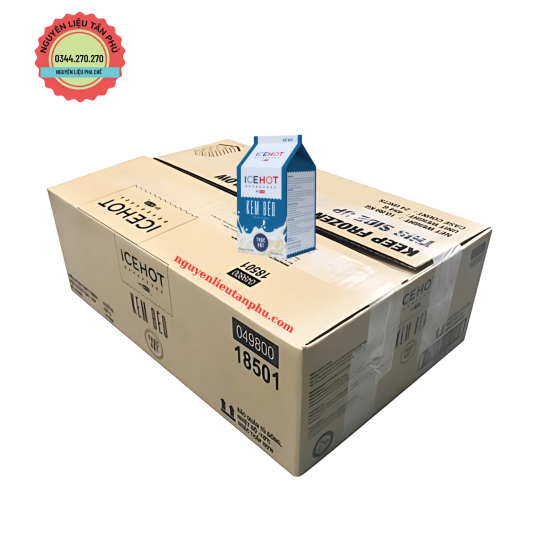 1 Thùng 24 hộp - Kem Béo Thực Vật ICEHOT Hộp 454g